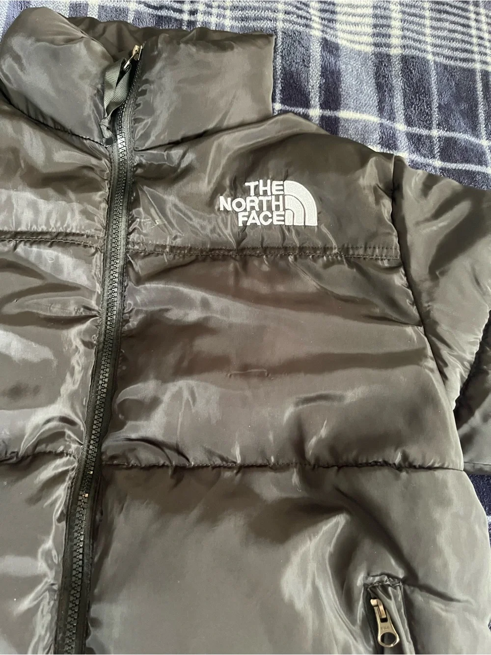 Black The North Face puffer coat, men’s Medium